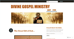 Desktop Screenshot of divinegospelministry.net